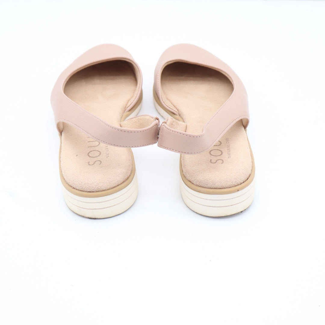 Soul Naturalizer Idea d'Orsay Slingback Flats Mauve Pink Womens 8M