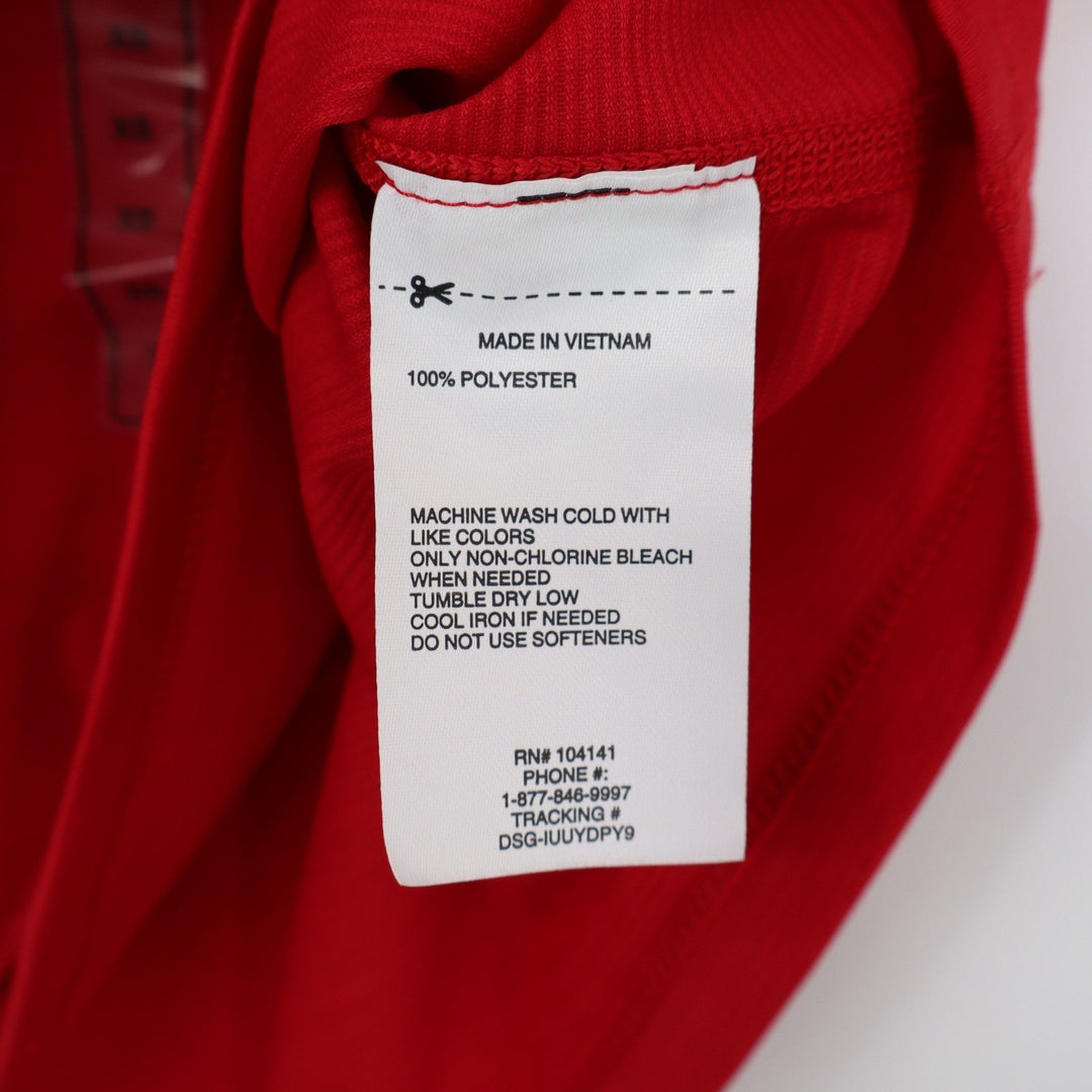 DSG Boys Movement Tee Team Red Heather Moisture Wicking Shirt XS 6-7 DAB14105