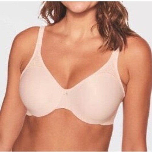Bali Passion for Comfort Minimizer Bra Womens 36C Milk Pink Stretch Underwire
