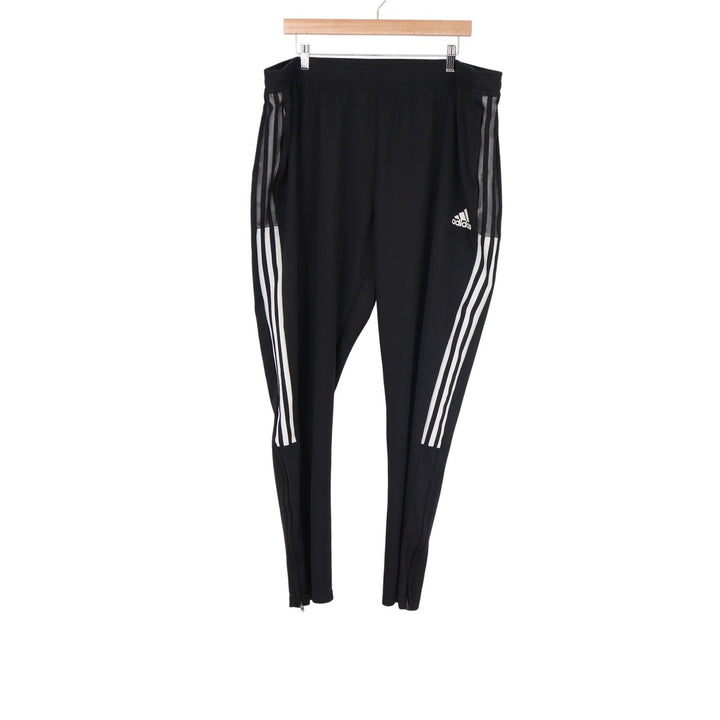 Adidas Mens 3XL Tiro Primegreen Aeroready Track Pants Black White Stripes