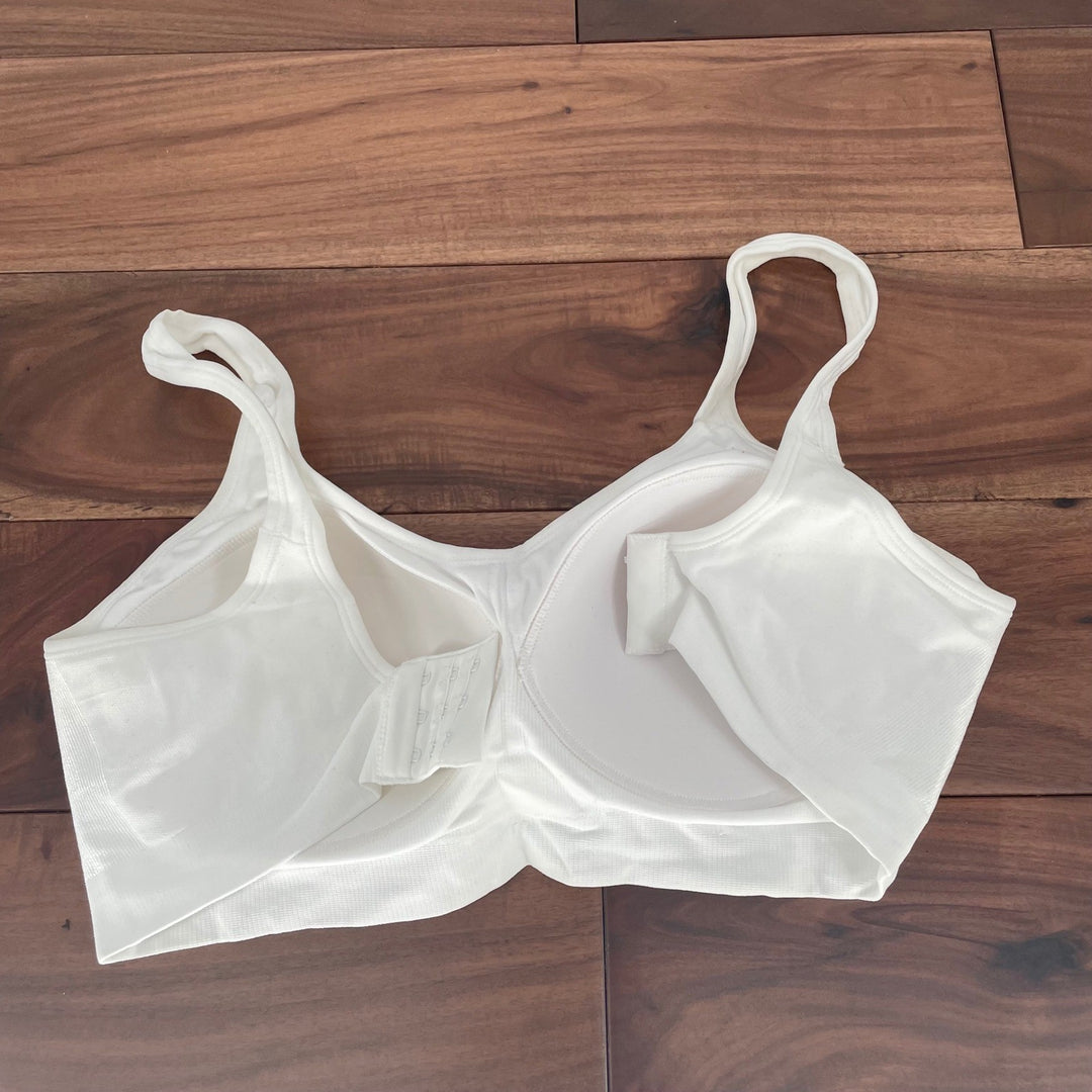Truekind Daily Comfort Wirefree Shaper Bra L White Seamless Full