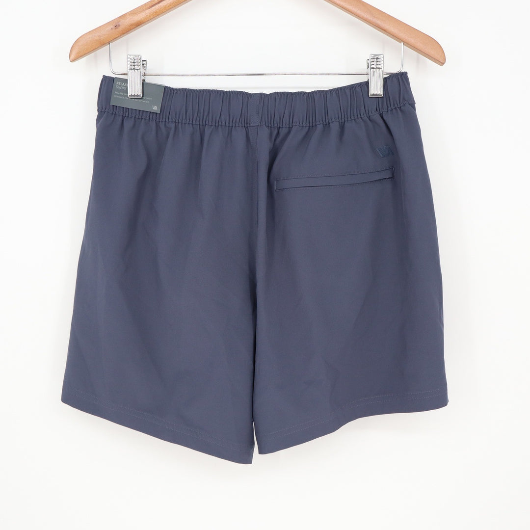 VRST Mens Resort Short Indigo Blue 6 Inch Inseam Stretch Quick Dry Size S