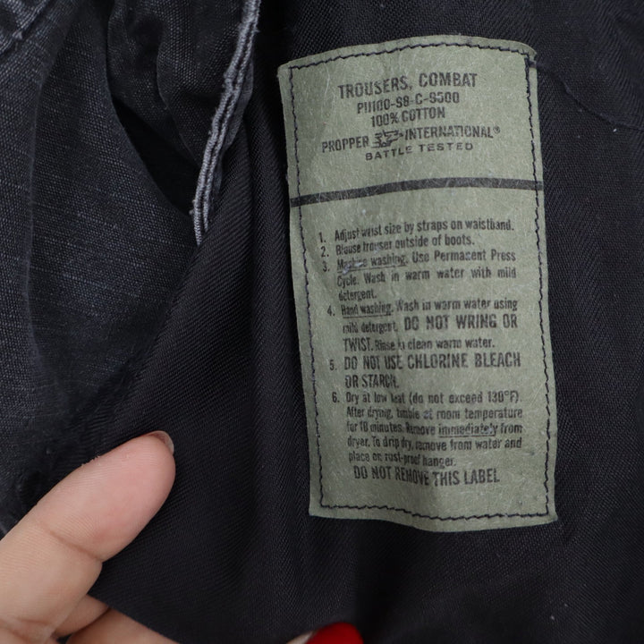 Propper International Black Combat Trousers Mens Small Regular Cargo Pants