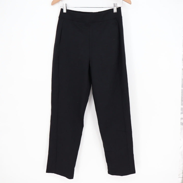 American Giant Black Wide Leg Lounge Pants Elastic Waist XS Made in USA