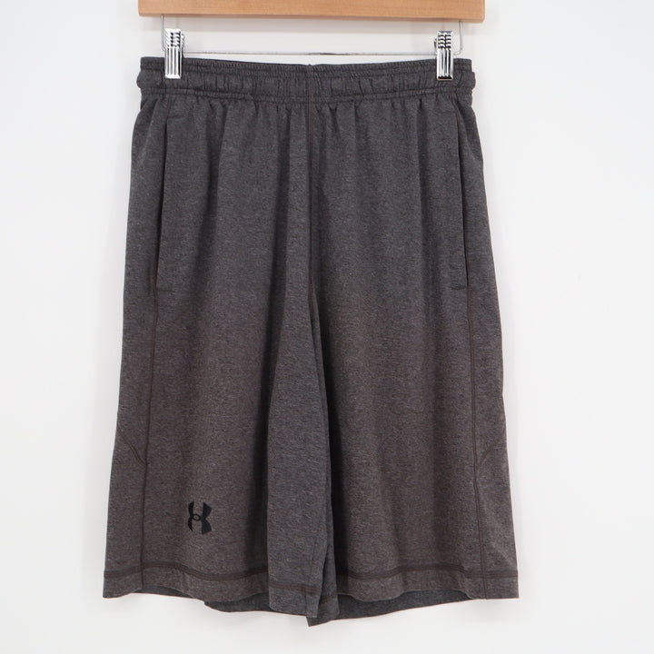 Under Armour Mens HeatGear Loose Fit Athletic Shorts Gray Heathered Small