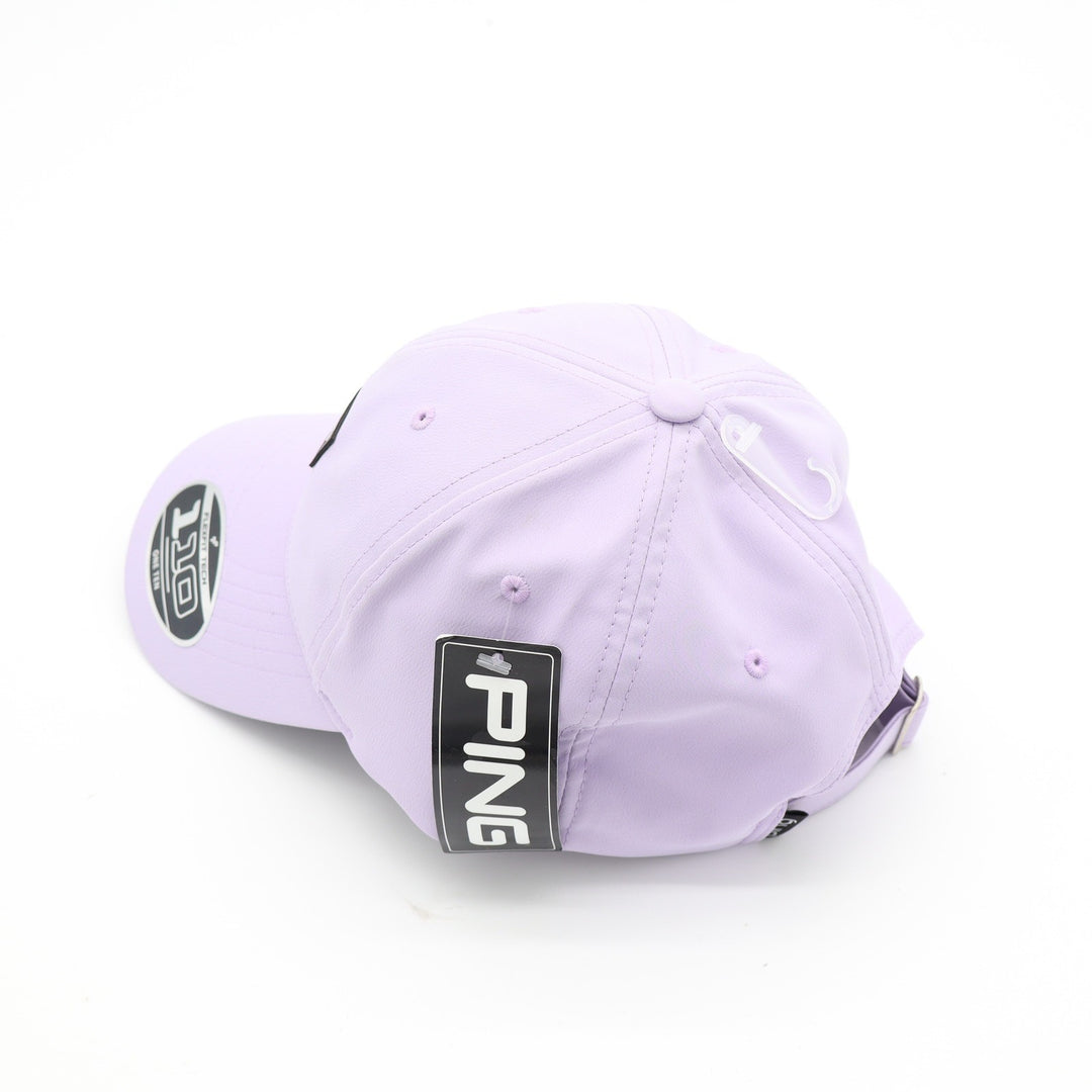 PING Lavender Flexfit 110 Performance Golf Hat LDSI GCYCAP Adjustable Purple Cap