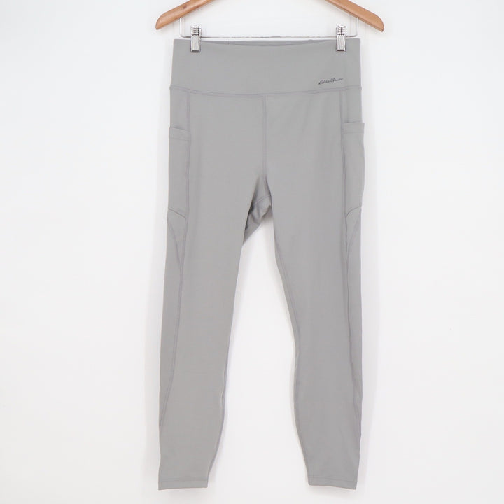 Eddie Bauer Womens Grey High Rise Active Performance Leggings Size M