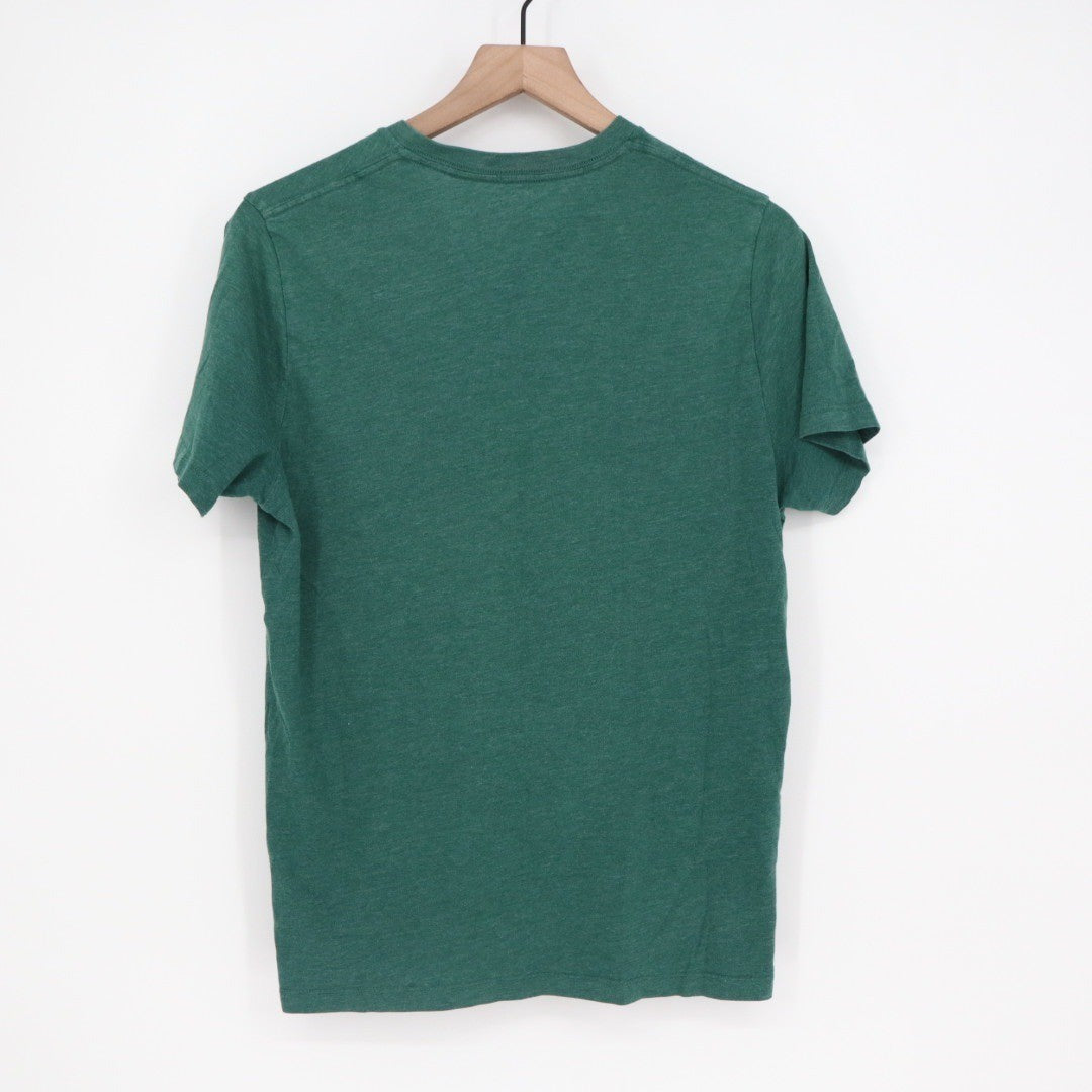 Old Navy Classic V Neck T Shirt Green Short Sleeve Basic Tee Mens Size S