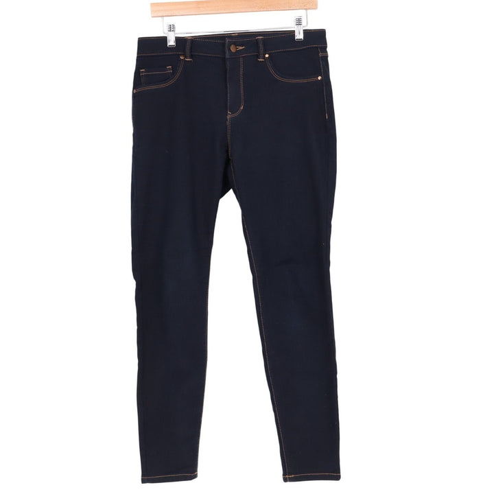 D. Jeans Womens 8 Blue Denim Cotton Stretch Preppy Mid Rise 5-Pockets Skinny Leg