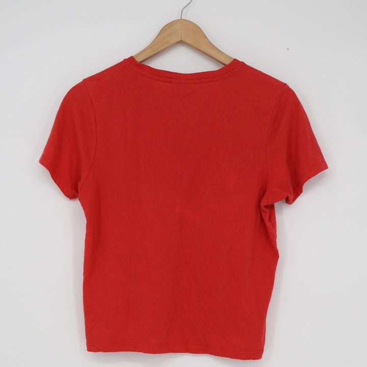 Topshop Red Mon Cheri Cherry Graphic Short Sleeve T-Shirt Size 8 US