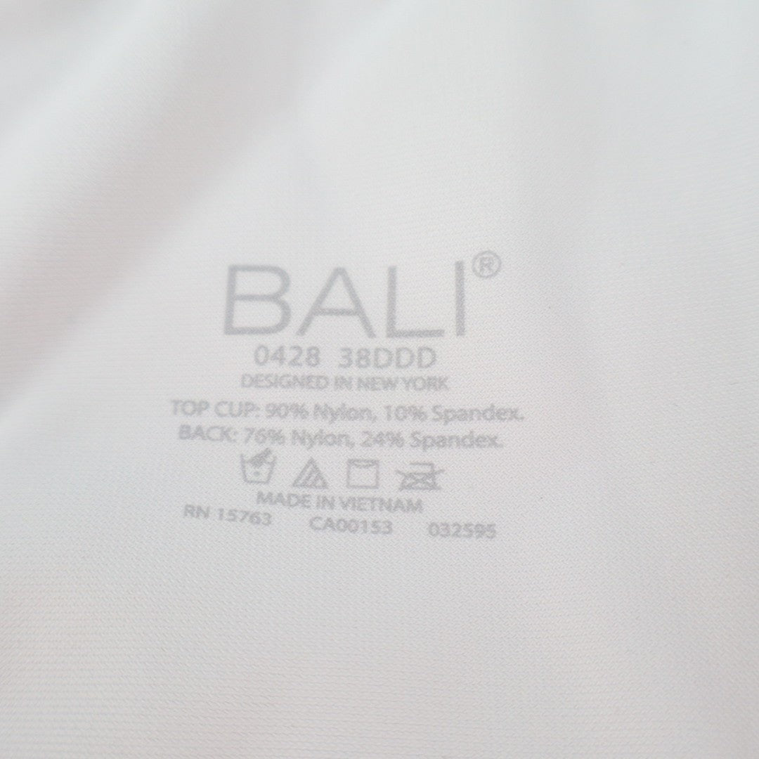 Lilyette by Bali Minimizer Bra Women 38DDD White Stretch Underwire Full Coverage