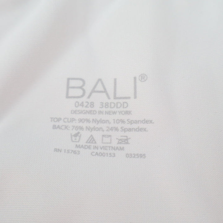 Lilyette by Bali Minimizer Bra Women 38DDD White Stretch Underwire Full Coverage