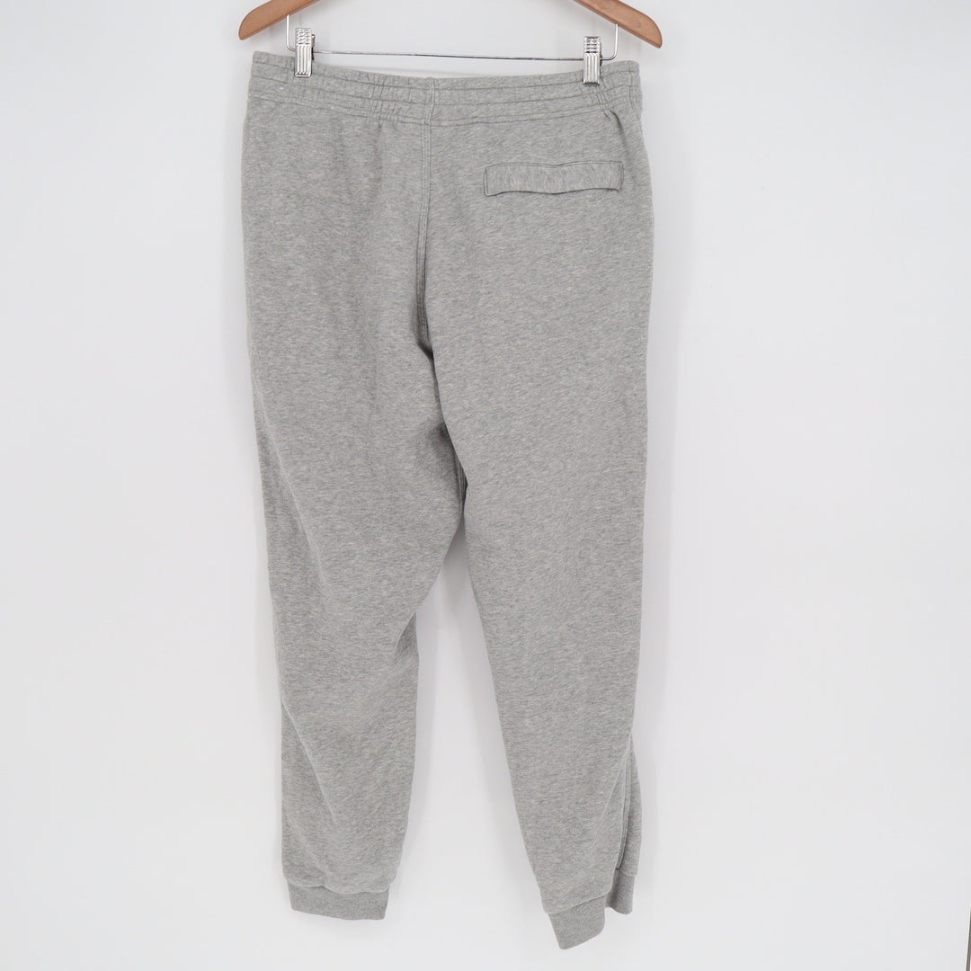 Nike Club Fleece Gray Joggers Sweatpants Embroidered Swoosh Mens Size L