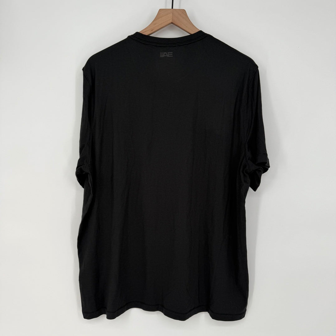 American Eagle Outfitters Men's XL Black Soft Knit T-Shirt Casual Everyday
