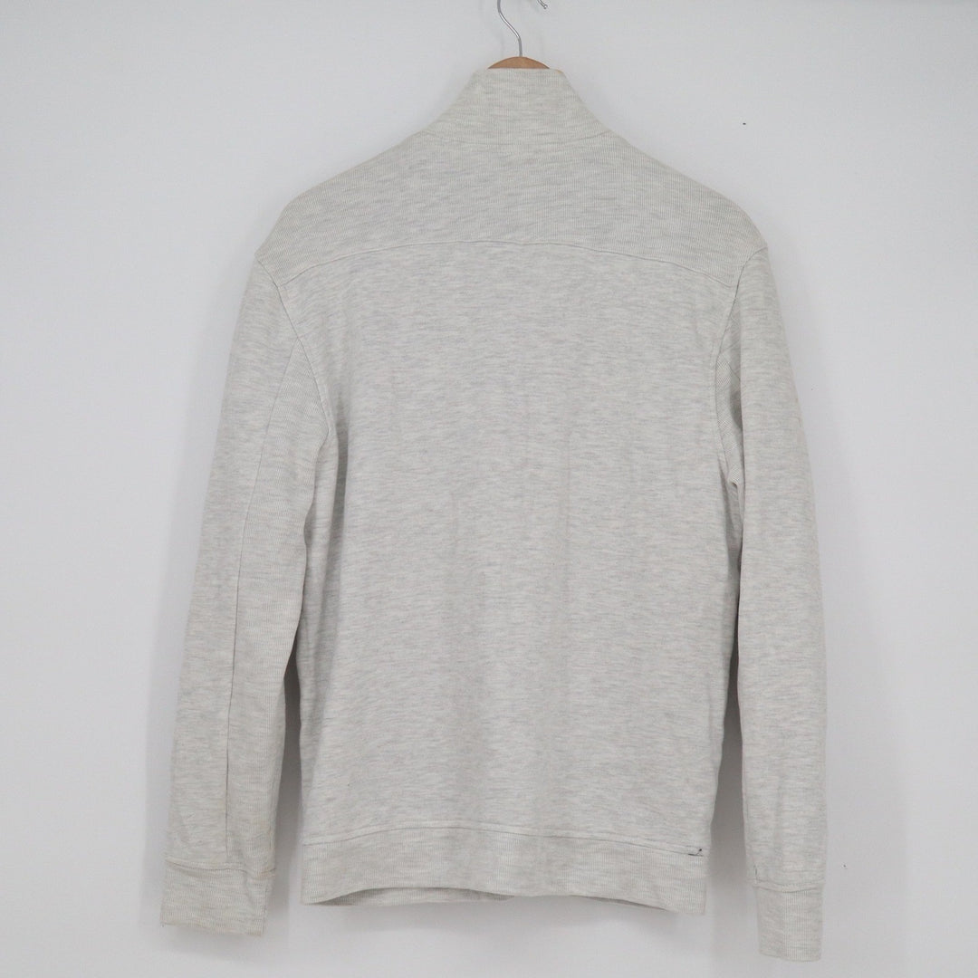 INC International Concepts Mens Gray Full Zip Mock Neck Military Jacket Size M