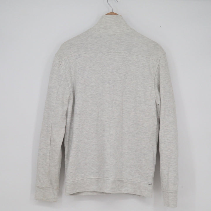 INC International Concepts Mens Gray Full Zip Mock Neck Military Jacket Size M