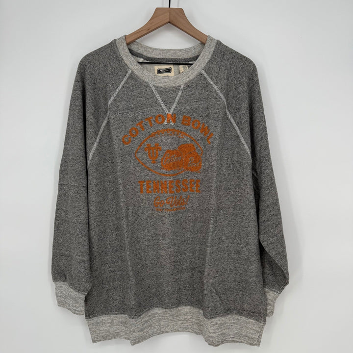 Tailgate Tennessee Volunteers Cotton Bowl Gray Sweatshirt Mens Size L