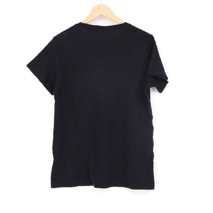 American Giant Women's Tee Black Crew Neck Short Sleeve Made in USA Size L
