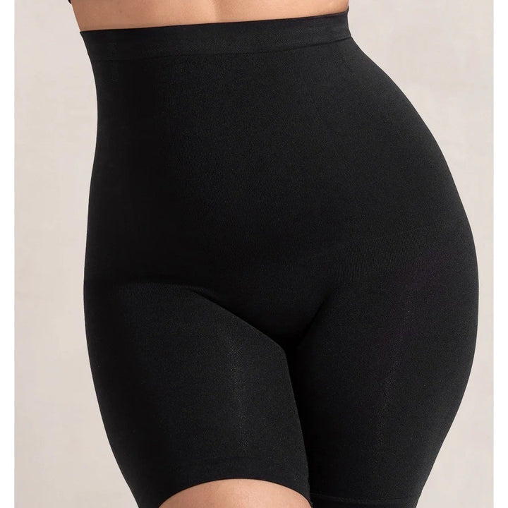 Shapermint Essentials All Day Every Day High Waisted Shaper Shorts Black M L