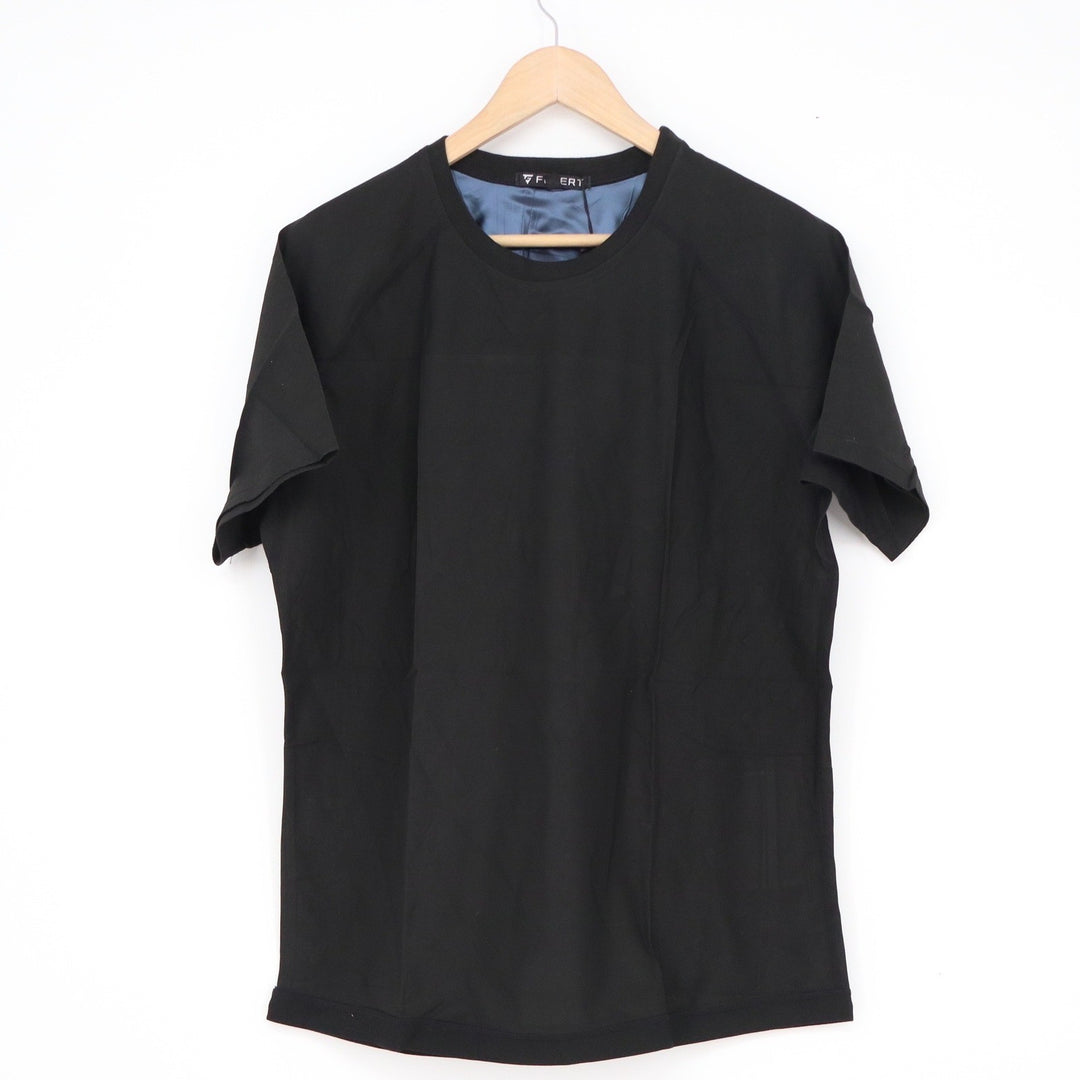 Fuxert Mens Black Technical Short Sleeve Crewneck Top XL