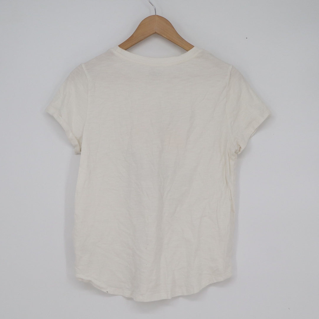 Old Navy EveryWear California Scenic Route Graphic Tee Cream Cotton Medium