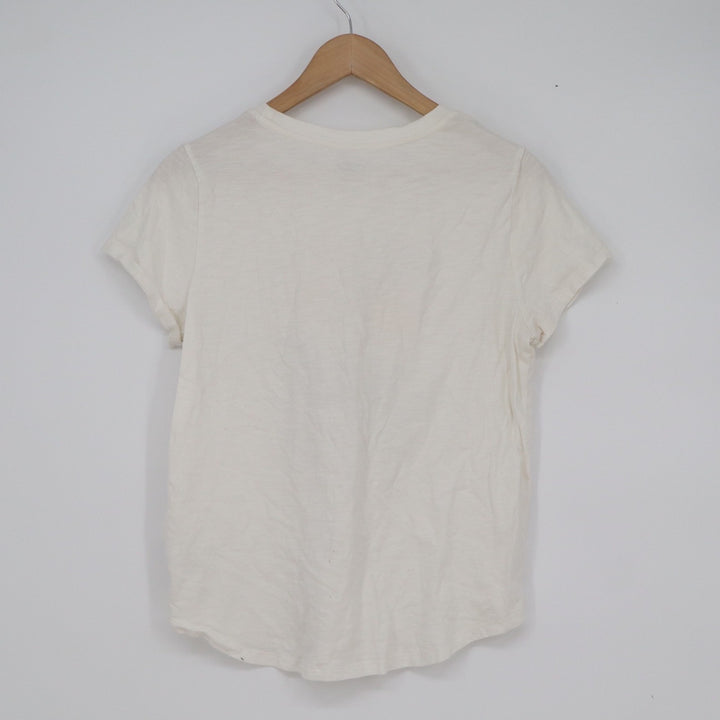Old Navy EveryWear California Scenic Route Graphic Tee Cream Cotton Medium