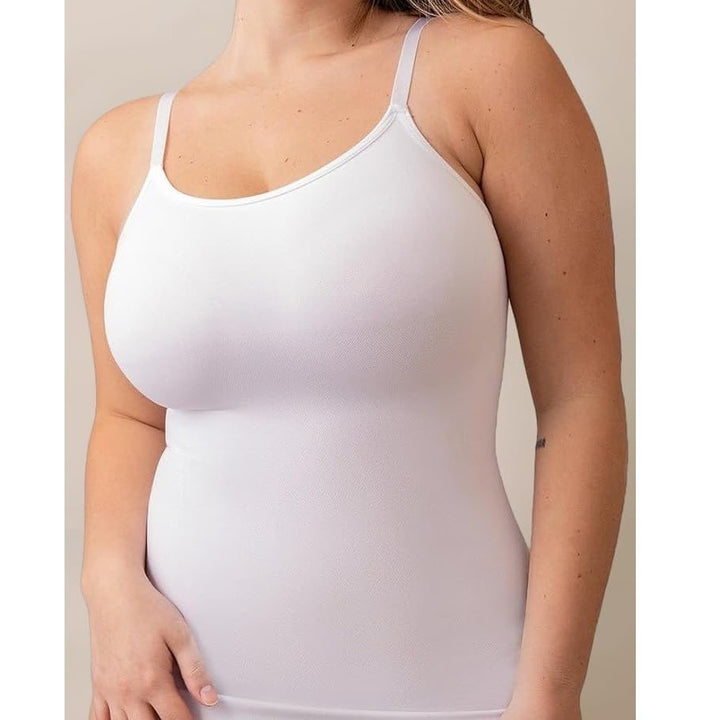 EMPETUA Scoop Neck Cami White Knit Tank Top Size Medium