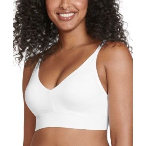 Jockey Light Lift Seamfree Bralette Bra Womens 2XL White Padded Adjustable Strap