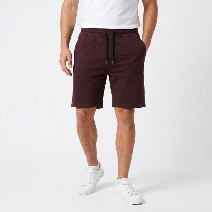 All In Motion Mens Maroon Knit Athletic Shorts Size S Drawstring Gym