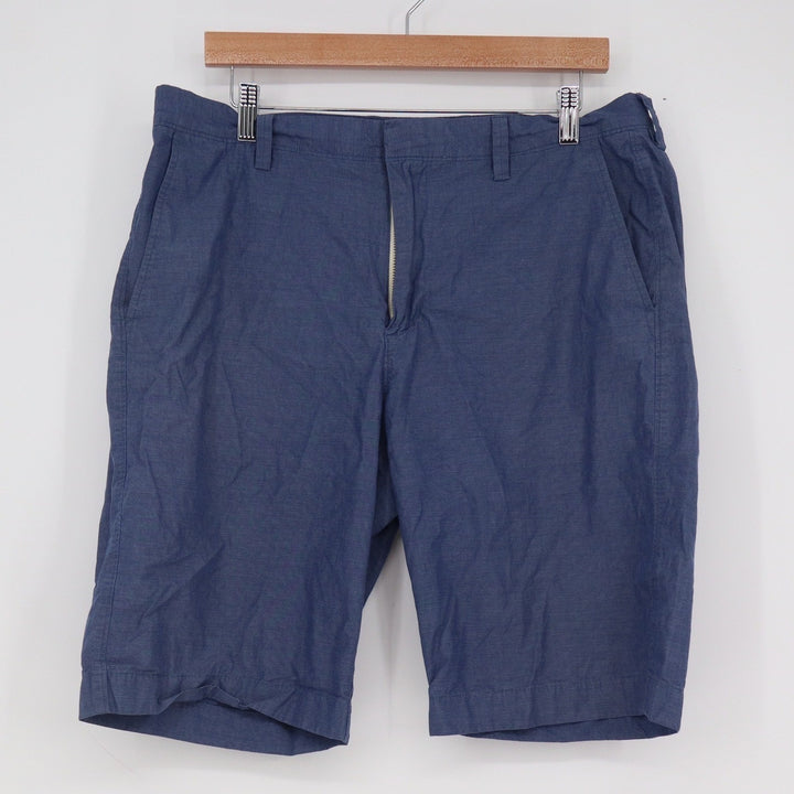 J.Crew Rivington Mens Blue Cotton Textured Chino Shorts 34w SP 15