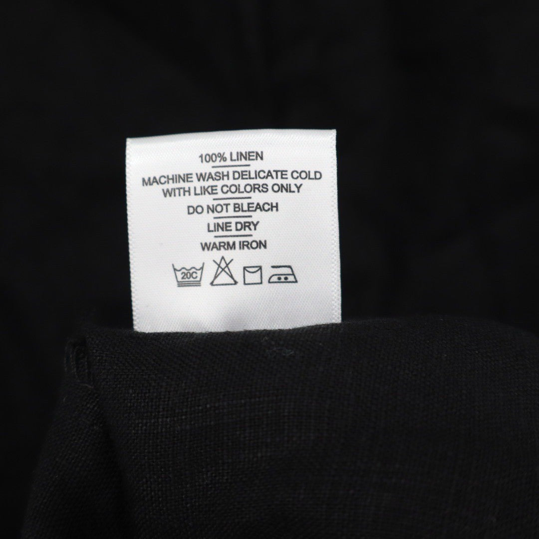 American Giant Black Midi Dress Sleeveless Size XS Made In USA