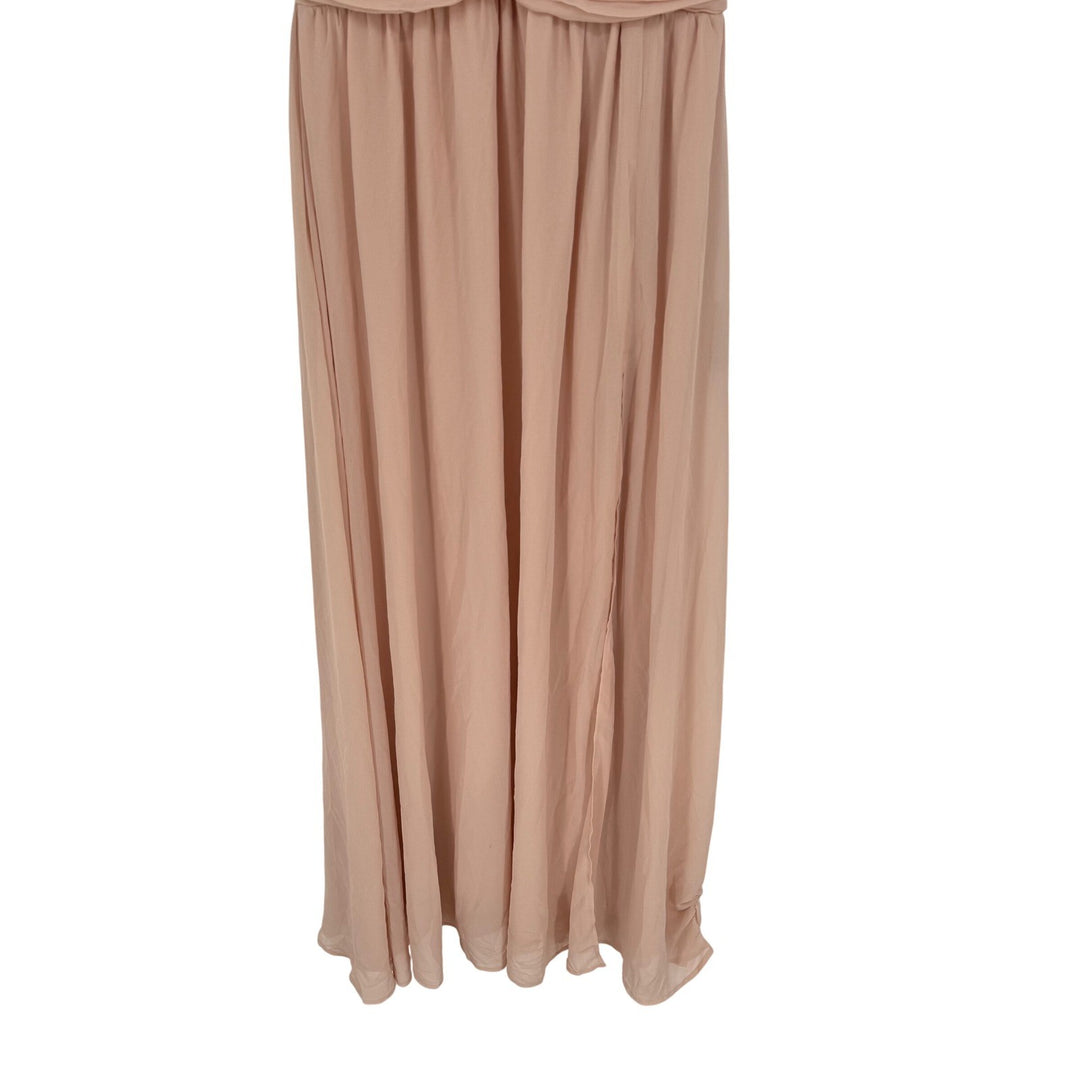 Lulus Heavenly Hues Blush Maxi Dress Size M