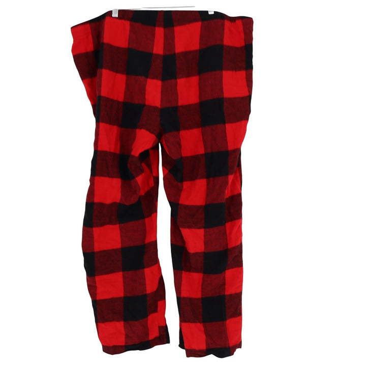 Old Navy Mens XXL Red Black Buffalo Plaid Flannel Pajama Pants