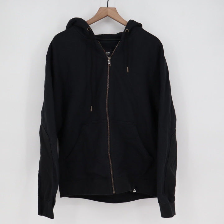 AMERICAN GIANT Full Zip Hoodie Black Mens Size M Cotton Made in USA Casual