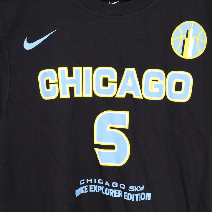 Nike Chicago Sky Angel Reese 5 Explorer Edition Mens Small Black T-Shirt