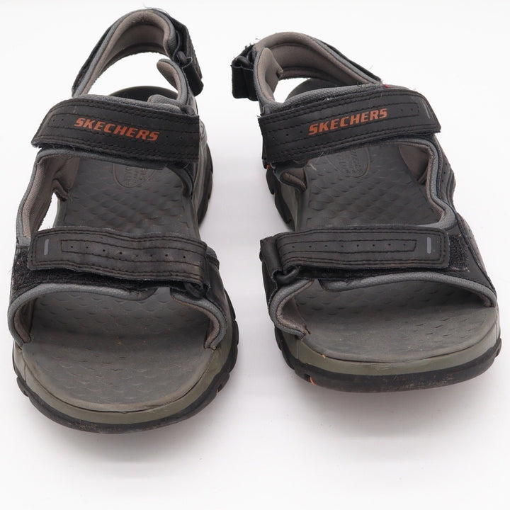 Skechers Relaxed Fit Luxe Foam Mens Black Sporty Sandals Size 8