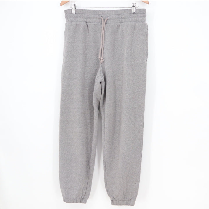 Wild Fable Heather Gray Jogger Sweatpants Large High Rise Fleece Drawstring L