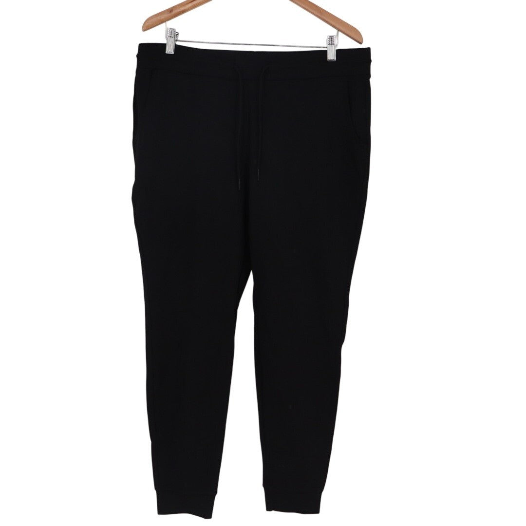 American Giant Classic Sweatpants Men XL Black Stretch Tapered Leg Jogger Casual