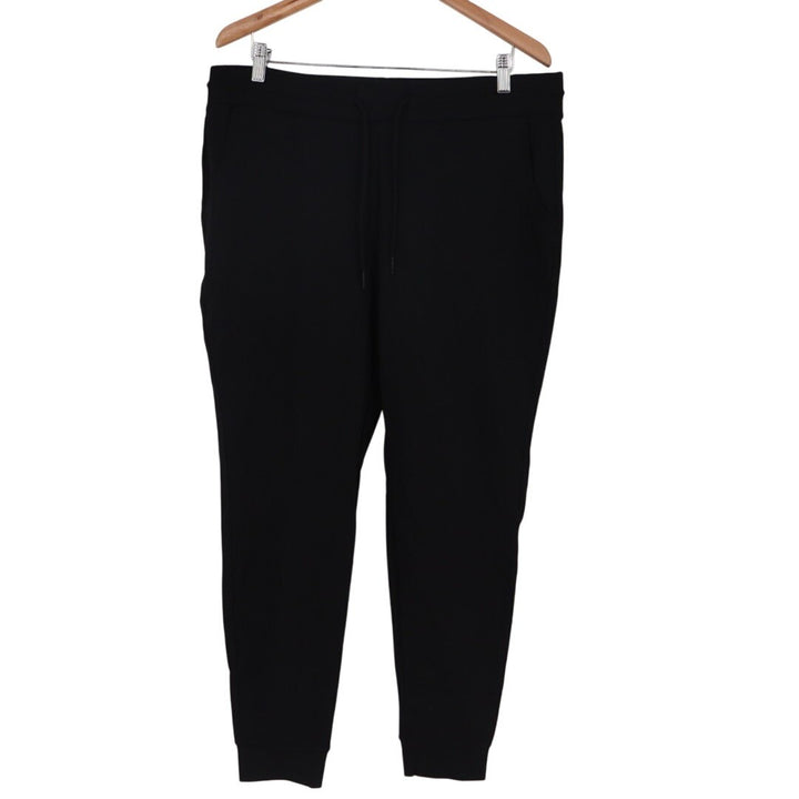 American Giant Classic Sweatpants Men XL Black Stretch Tapered Leg Jogger Casual