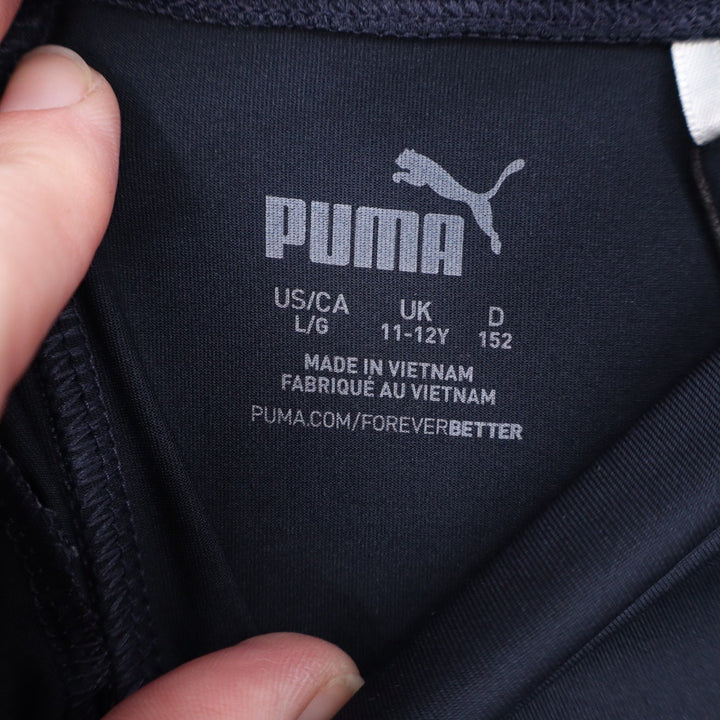Puma Girls Navy Blazer Solid Knit Athletic Skort Skirt 16 Size Large
