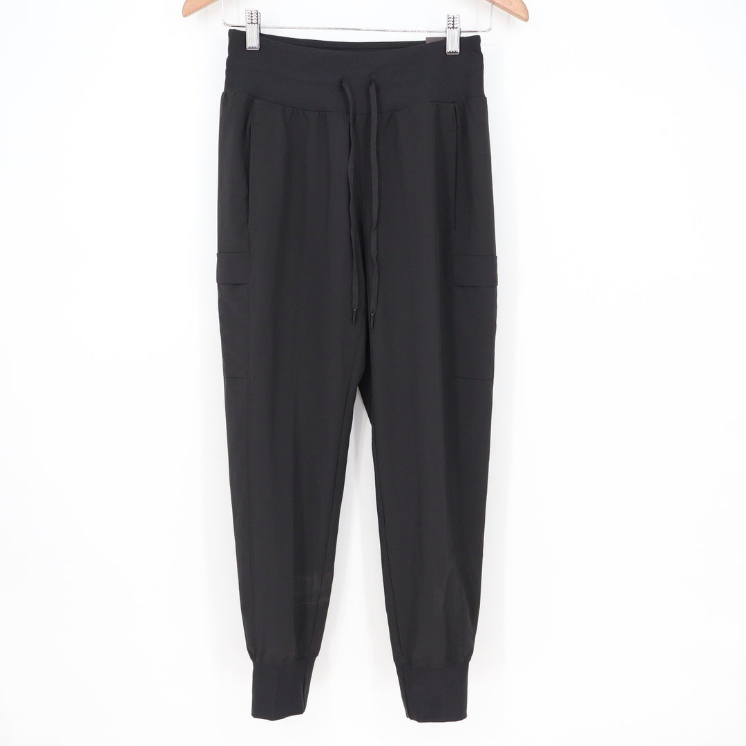 CALIA TrueLight Cargo Jogger Pants Womens XS Pure Black New