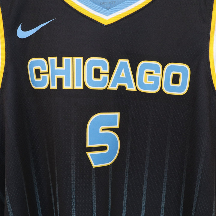 Nike WNBA Chicago Sky Angel Reese Explorer Edition Jersey Black XXL