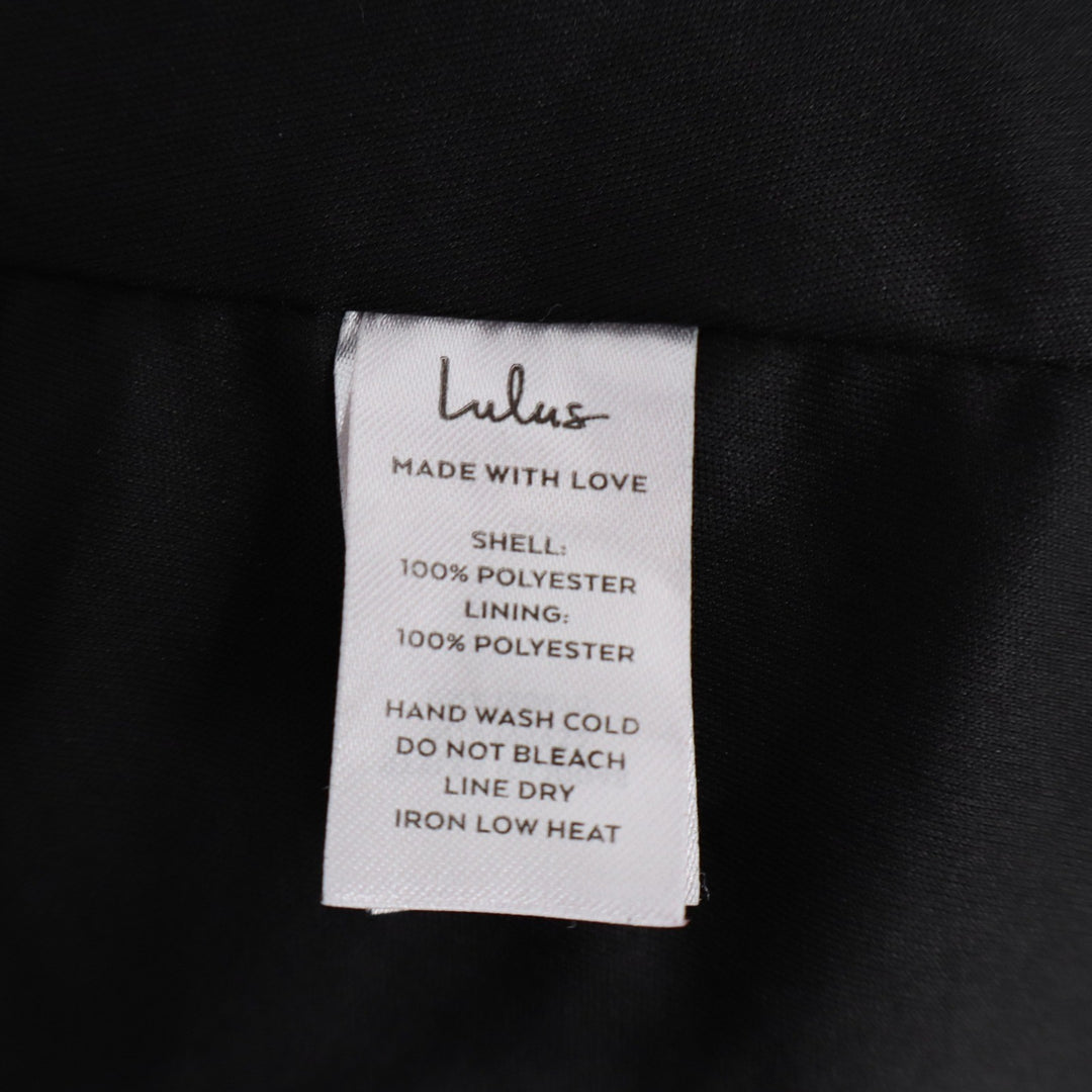 Lulus Black Tiered Ruffle Maxi Dress XL Bustier Lace Up Back Formal Gown 6299