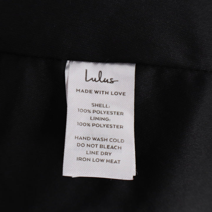 Lulus Black Tiered Ruffle Maxi Dress XL Bustier Lace Up Back Formal Gown 6299