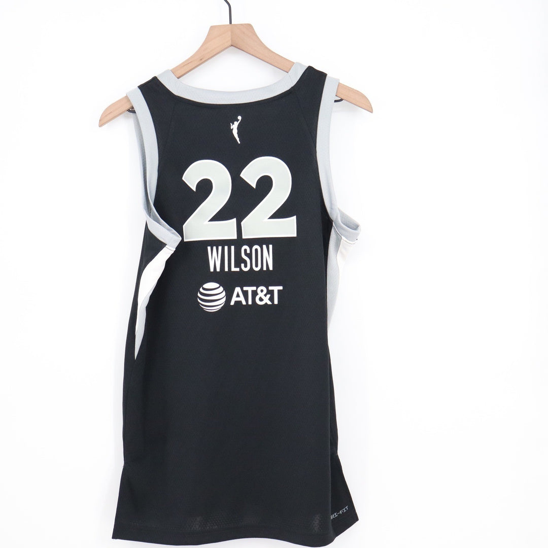 Nike Las Vegas Aces A'ja Wilson 22 WNBA Explorer Edition Jersey Black S