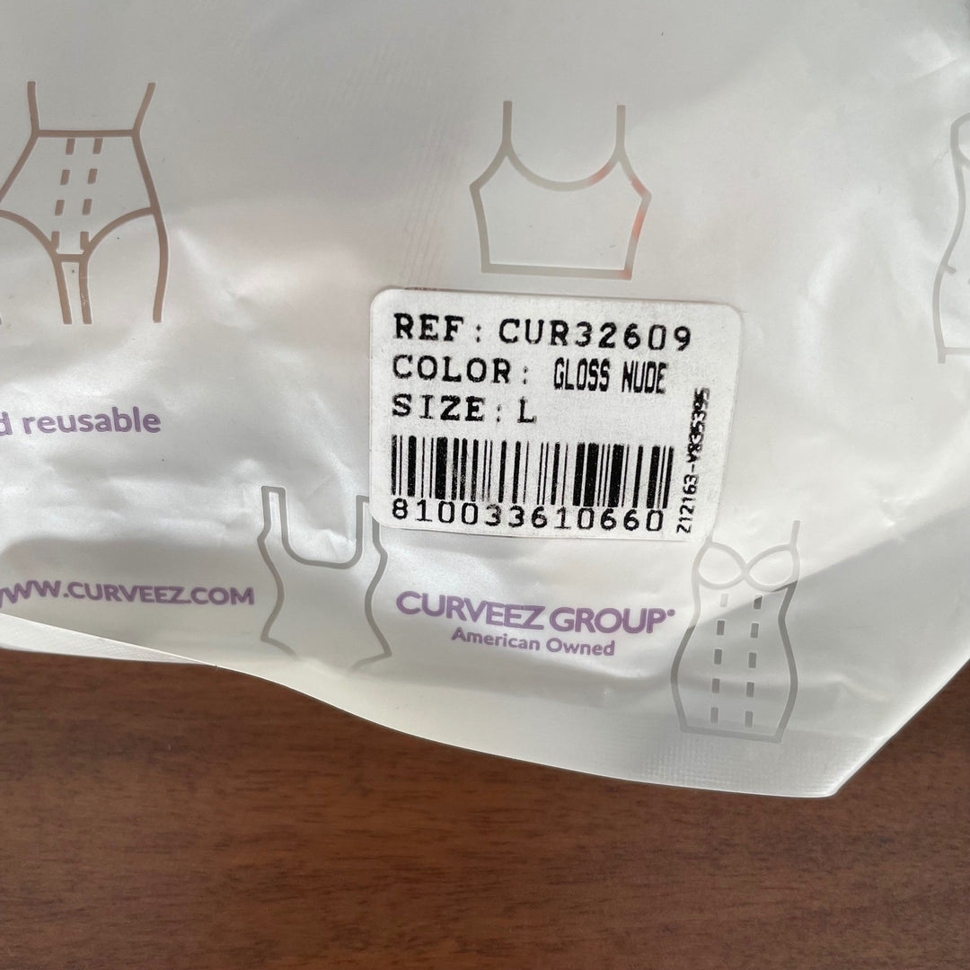 CURVEEZ Comfort Evolution Hi Waist Thigh Slimmer Gloss Nude Size L