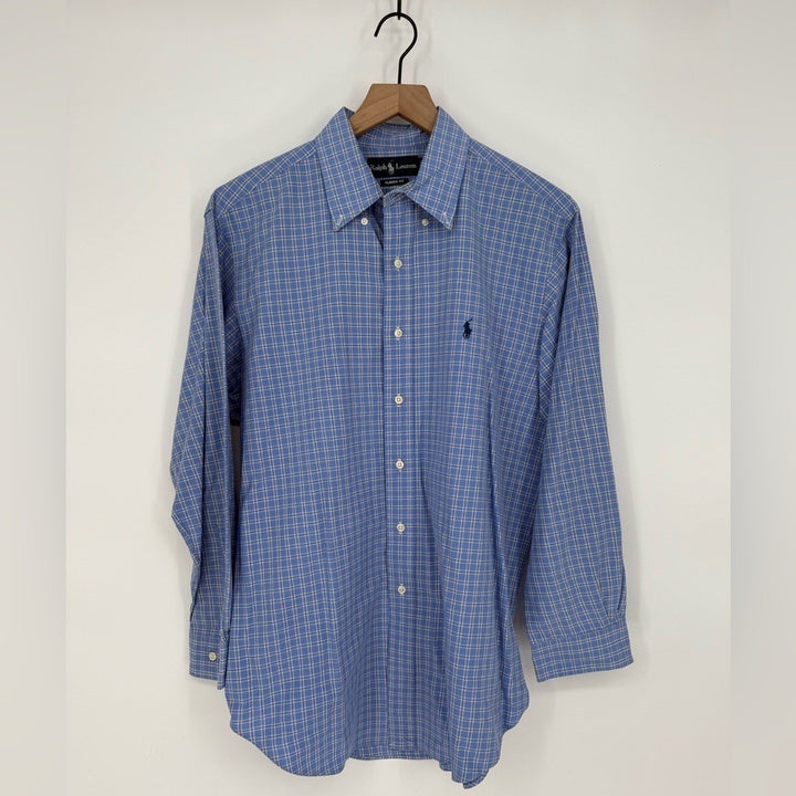 Ralph Lauren Men's Classic Fit Long Sleeve Button Down Collar Shirt Size 16.5