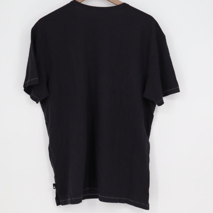 AMERICAN GIANT Mens Black Cotton Hemp T Shirt Size L Made in USA Crew Neck