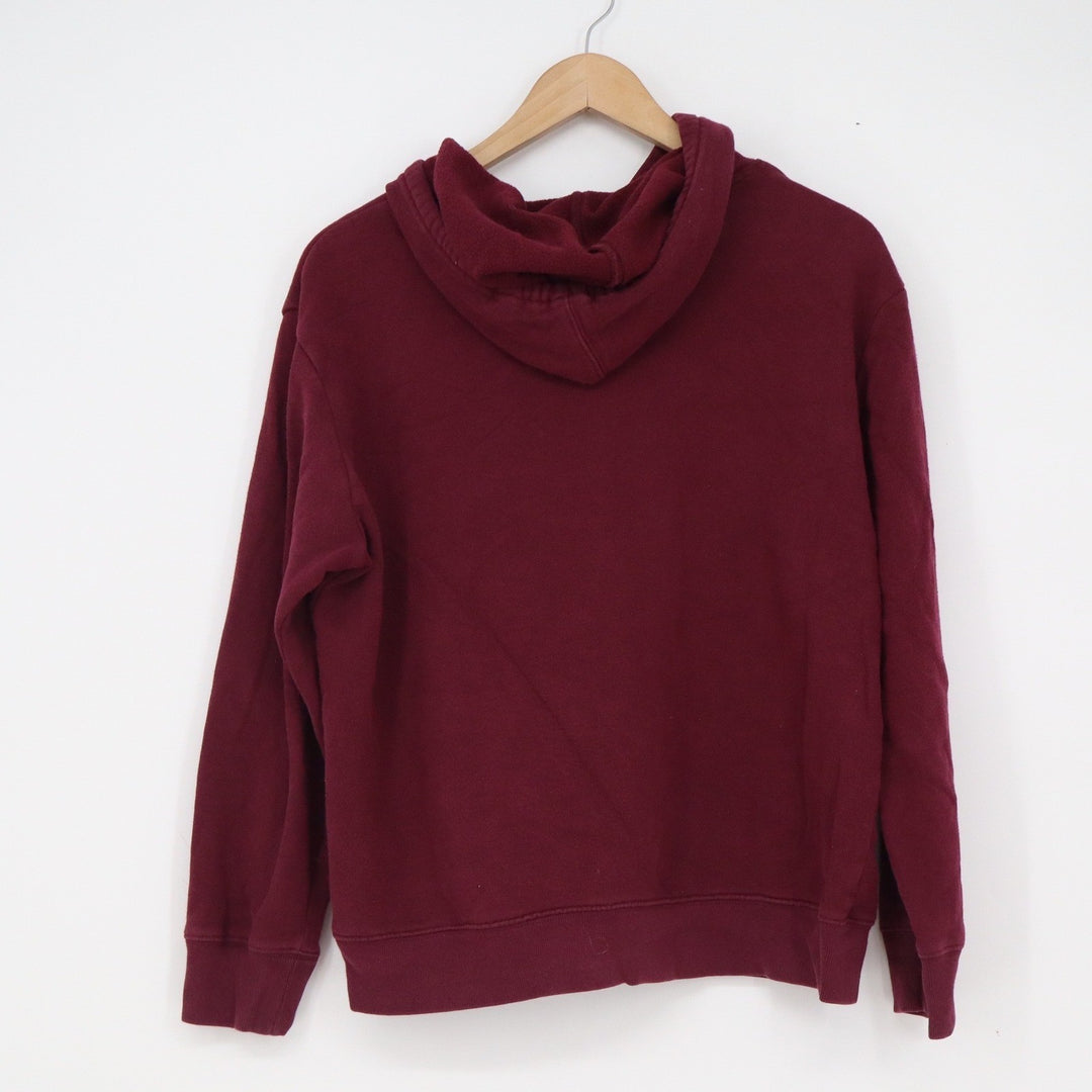 Gap Arch Logo Pullover Hoodie Burgundy Maroon Navy Blue Medium