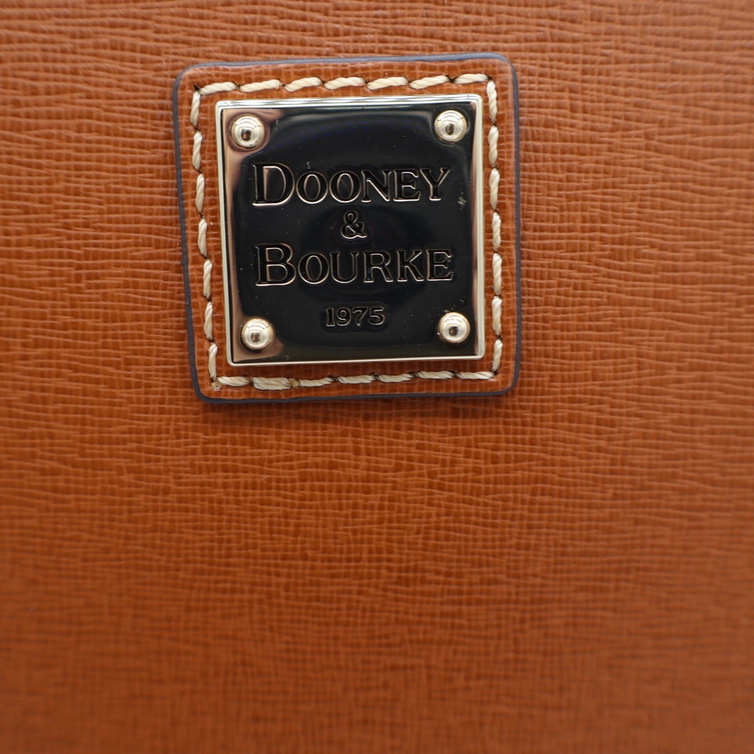Dooney & Bourke Small Zip Pod Backpack Natural Saffiano Leather